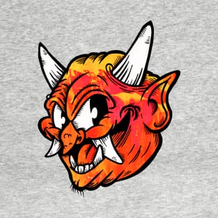 Marble Print Devil Demon T-Shirt